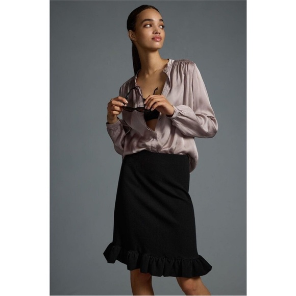 NWT MAEVE BUBBLE-HEM PENCIL SKIRT - Picture 3 of 14